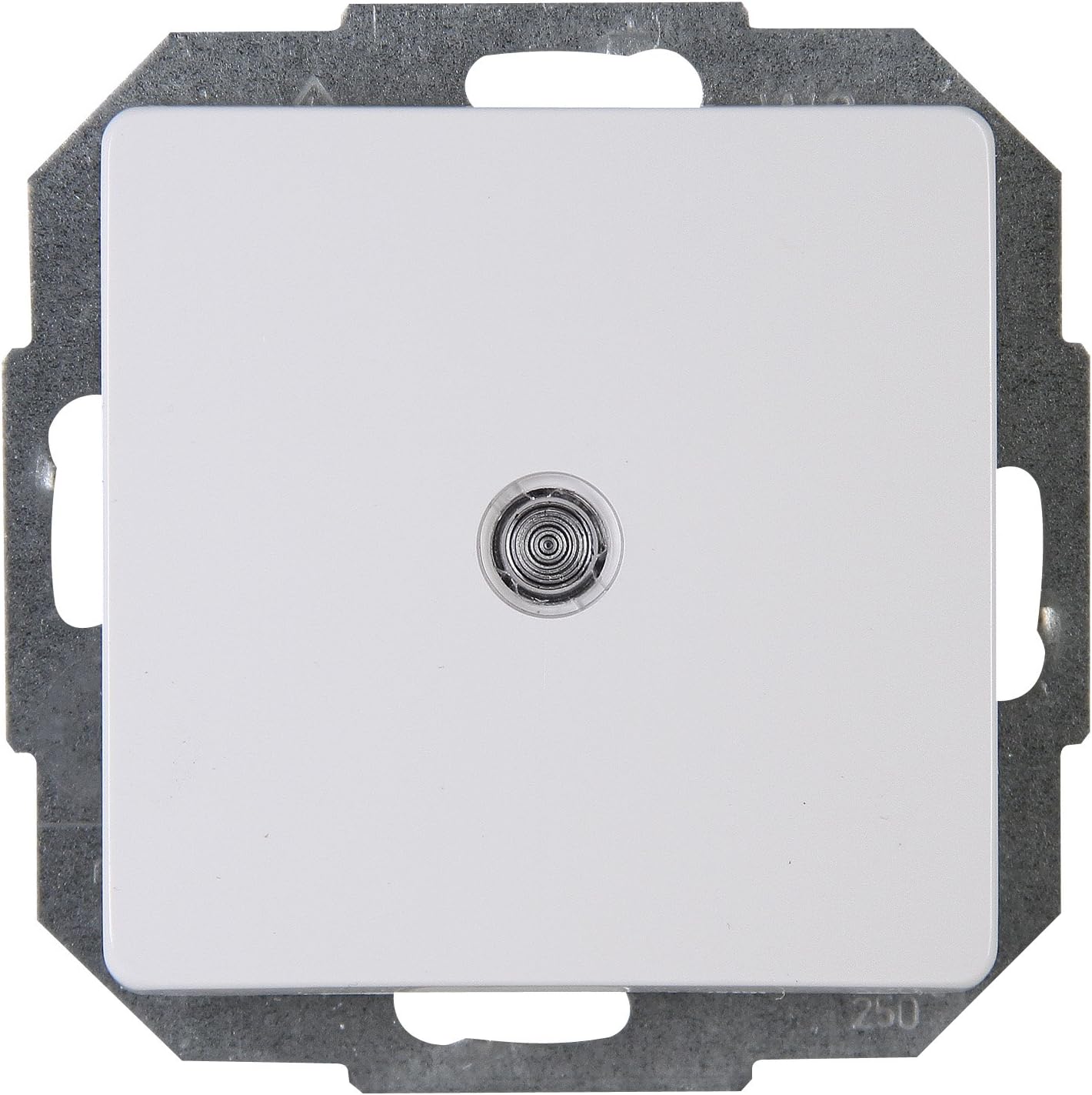 Kopp Paris 650693083 Universal On/Off Switch Illuminated, Arctic White, beleuchtet