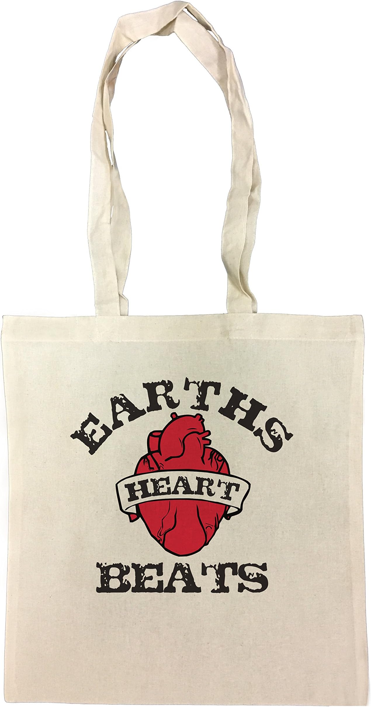 Earths Hearts Beats Shopping Bag Beach Cotton Reusable