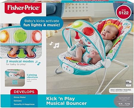 kick and play musical bouncer