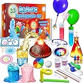 UNGLINGA Science Kit 33 Experiments for Kids, Science Project STEM Toys Scientist Gifts for Boys Girls Learning Educational C