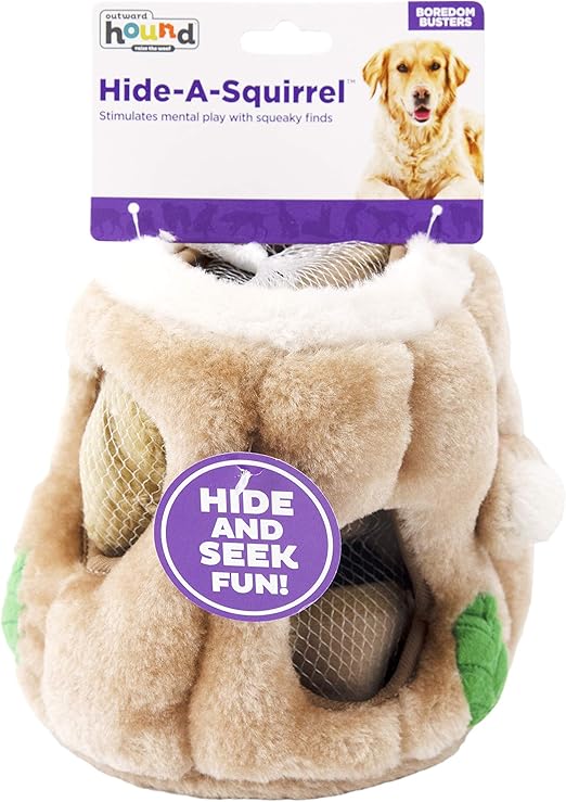 hide a squirrel dog toy amazon