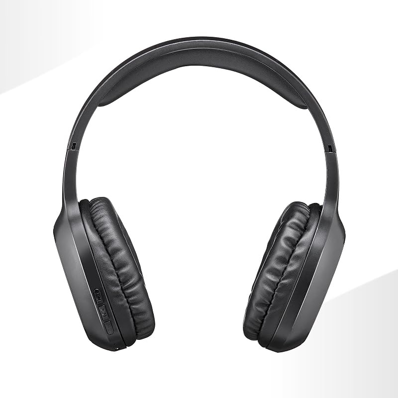 | Headband Bluetooth Basic | Audífonos Auriculares Stereo Supraaurales Bluetooth Expandibles con Control Remoto - Batería 14 Horas - Standby 120 Horas - Recarga 2 Horas - Negro
