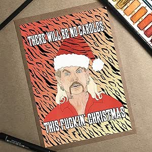 Amazon.com : Joe Exotic Christmas Card, Funny Christmas ...