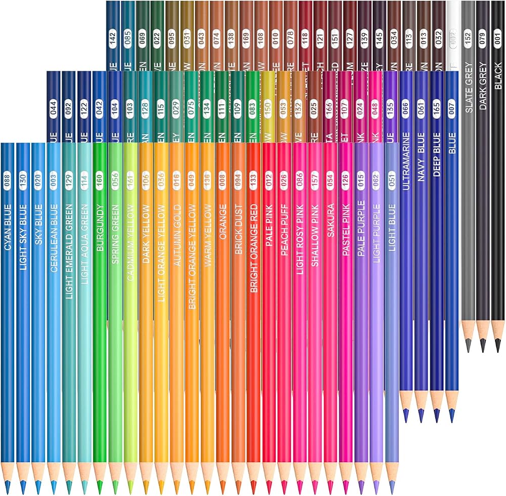 Shuttle Art 80 Colour Pencils Set Soft Core Drawing Art Pencils Adults Kids