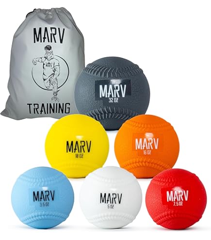 Driveline Baseball Mini Hitting PlyoCare® Balls (200g, 6 Pack