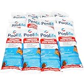 Poolife Turbo Shock to Eliminate Algae, Bacteria &amp; Cloudy Water - Strongest 78% Calcium Hypochlorite Pool Shock - Fast-Dissolving, No Pre-Mixing - Safe Chlorine Shock for All Surfaces - 12 x 1lb Bag