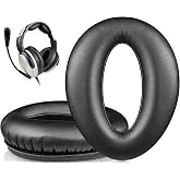 SOULWIT Earpads for Lightspeed Zulu, Sierra, Delta Zulu - Black | for Zulu, Zulu2, Zulu3, Zulu PFX, Sierra, Delta Zulu Aviation Headphones