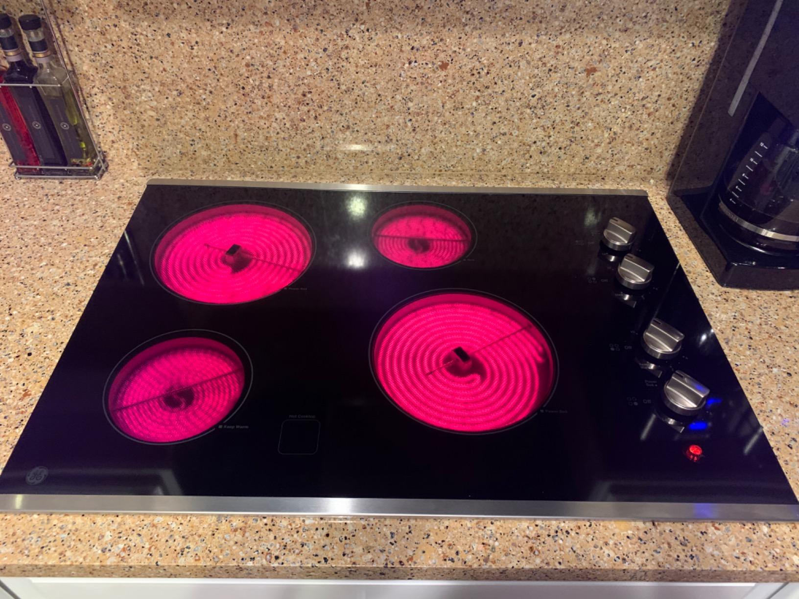 65/mo Finance GE JP3030SJSS 30 Inch Smoothtop Electric Cooktop with