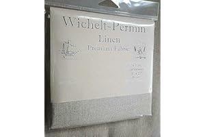 WICHELT-PERMIN Wichelt Permin Premium Linen Cross Stitch Fabric 18" x 27" Lambswool 28 Count …