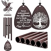 SteadStyle Retirement Gifts for Women Men - Best Retirement Wind Chime, Farewell Going Away Goodbye Gifts for Coworkers, Teacher, Boss, Nurse, Veterans Large Size Wind Chime 37 in