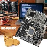 Nicfaky B75 ETH Mining Motherboard 8xPCIe USB Adapter G1620 CPU 6pin 8pin Cable view 4