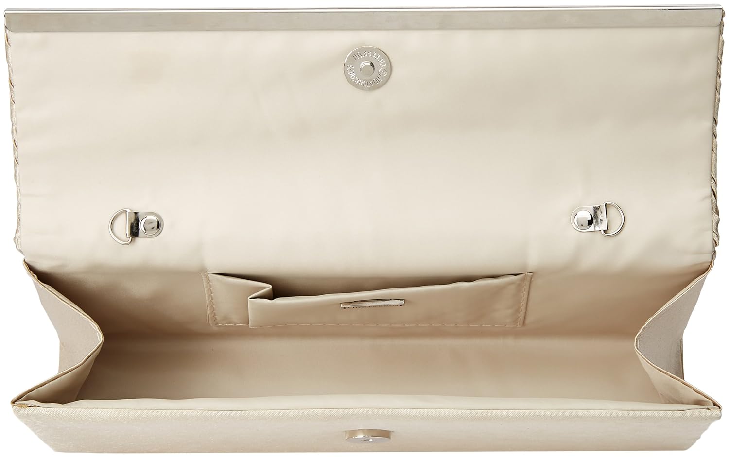 lino perros women clutch (gold)(lwcc00159)