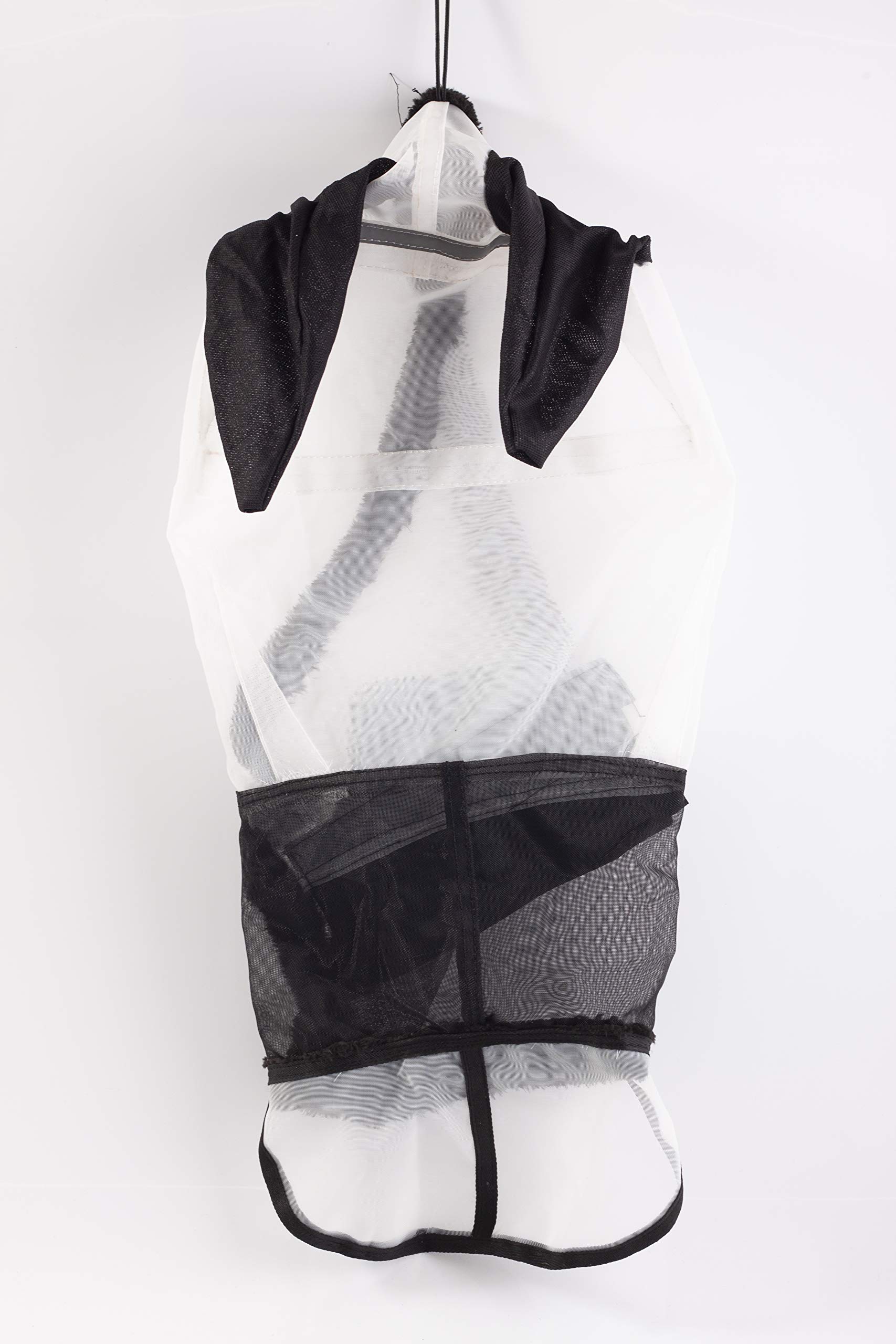 Gee Tac Fly Mask Heavy Duty Eye Clearance White Reflects UV Sun Light - FULL