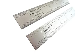 Taytools 6 Inch Rigid Machinist Rule Ruler Hardened