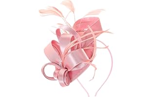 Bubbmi Lady Flower Fascinators Hats with Headband and Clips