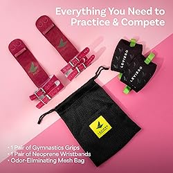LEVIERO Gymnastics Grips Set, Grips for Gymnastics