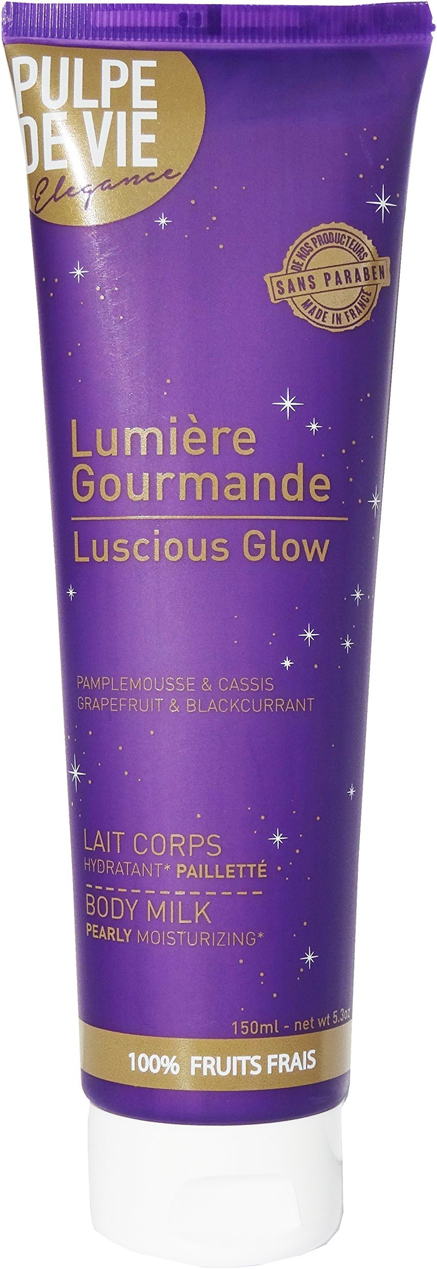 Pulpe de Vie Lumière Gourmande PV3 Moisturising Body Lotion Glittery 150 ml
