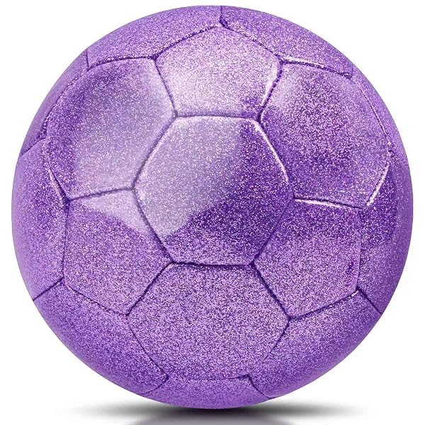CHAMPHOX SIZE 4 SOCCER BALL GLITTER PINK –...