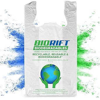 Amazon.com: BioRift Bolsas de comestibles ecológicas para ...