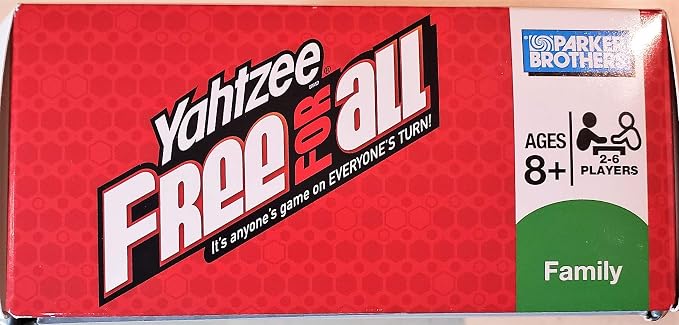 Amazon Com Parker Brothers Yahtzee Free For All Toys Games