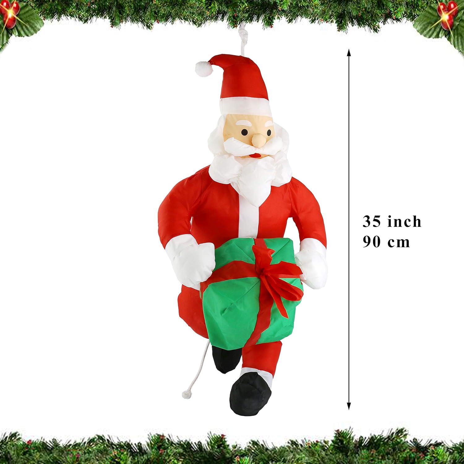 stuffed santa claus for outdoors