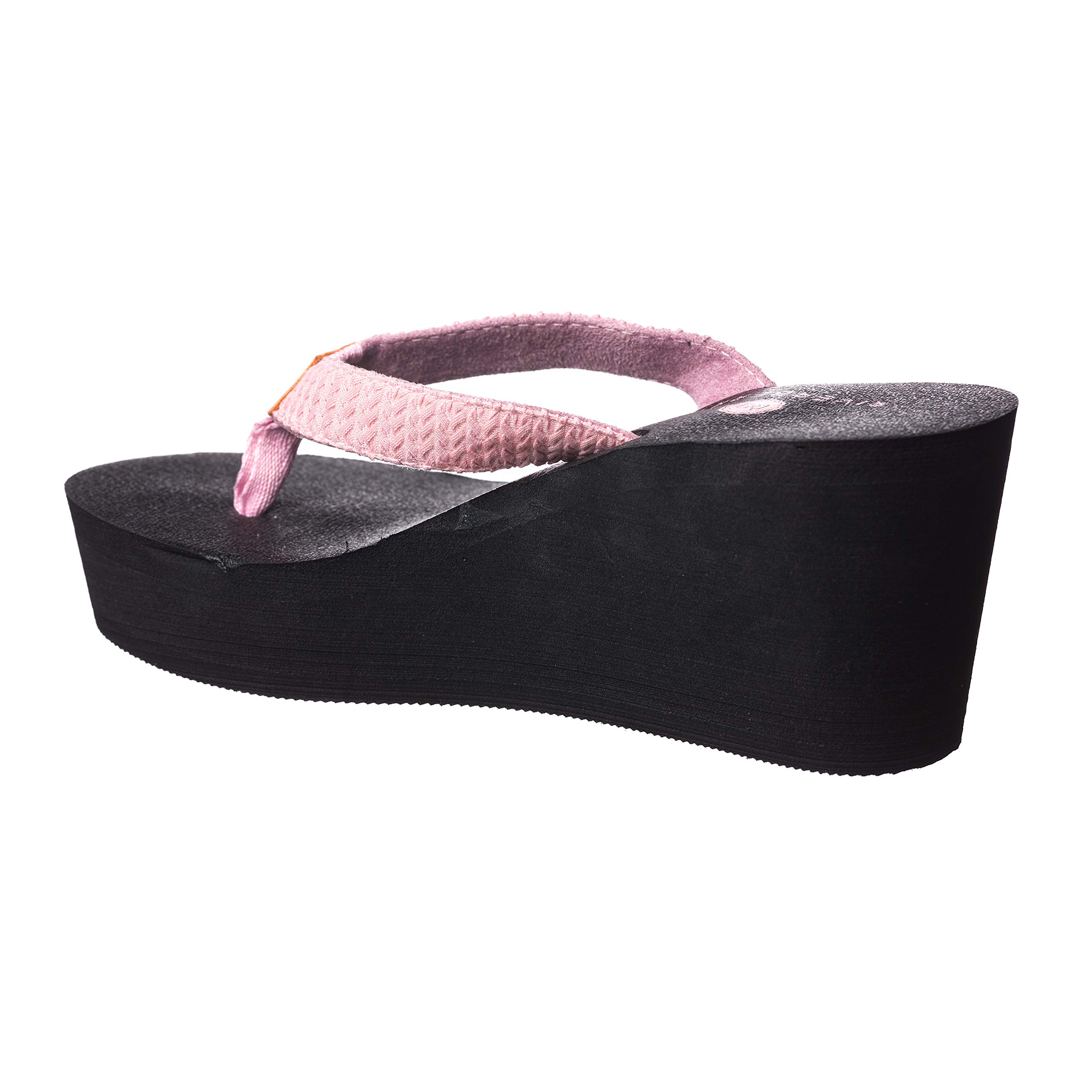 Riverberry Women's Aloha Plaftorm Flip Flop with Yoga Mat Padding - Image 3