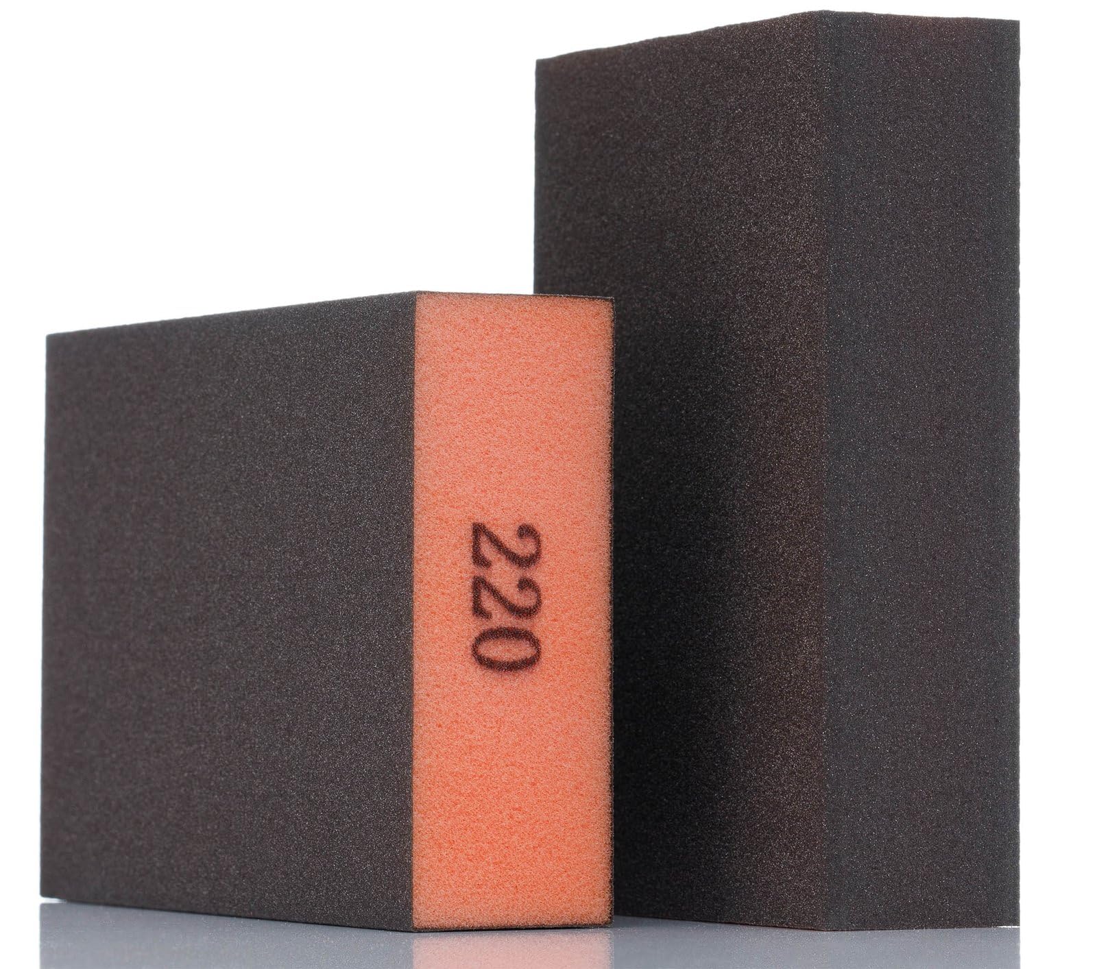 YoiYee Ultra Fine Hand Sanding Block, Wet and Dry Sponges Sandpaper, Flexible Sand Cube, Polishing Abrasive Foam Pads for Wood/Metal/Plaster Wall/Car/modelling, 2 Pack