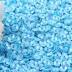 4000pcs 6mm Glitter Flower Bulk Loose Sequins