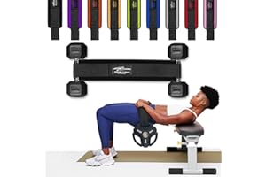 Hold weights up to 600lbs Zokani Fitness Hip Thrust Belt - Heavy duty, Comfortable, Adjustable hip belt for Glute Trainer with Anti-Slip Pads Upgrade hip thrust belt Ideal for Home Workouts with Dumbbells, Kettlebells, Plates Extra Padding for Gym and Home Fitness .