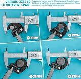 DURATECH Telescopic Basin Wrench 10–17in Auto-Adjust Jaw 3/8"–1/4" NPT view 7