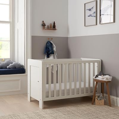 Tutti Bambini Alba 3-in-1 Cot Bed 120x60 White 0-4 yrs