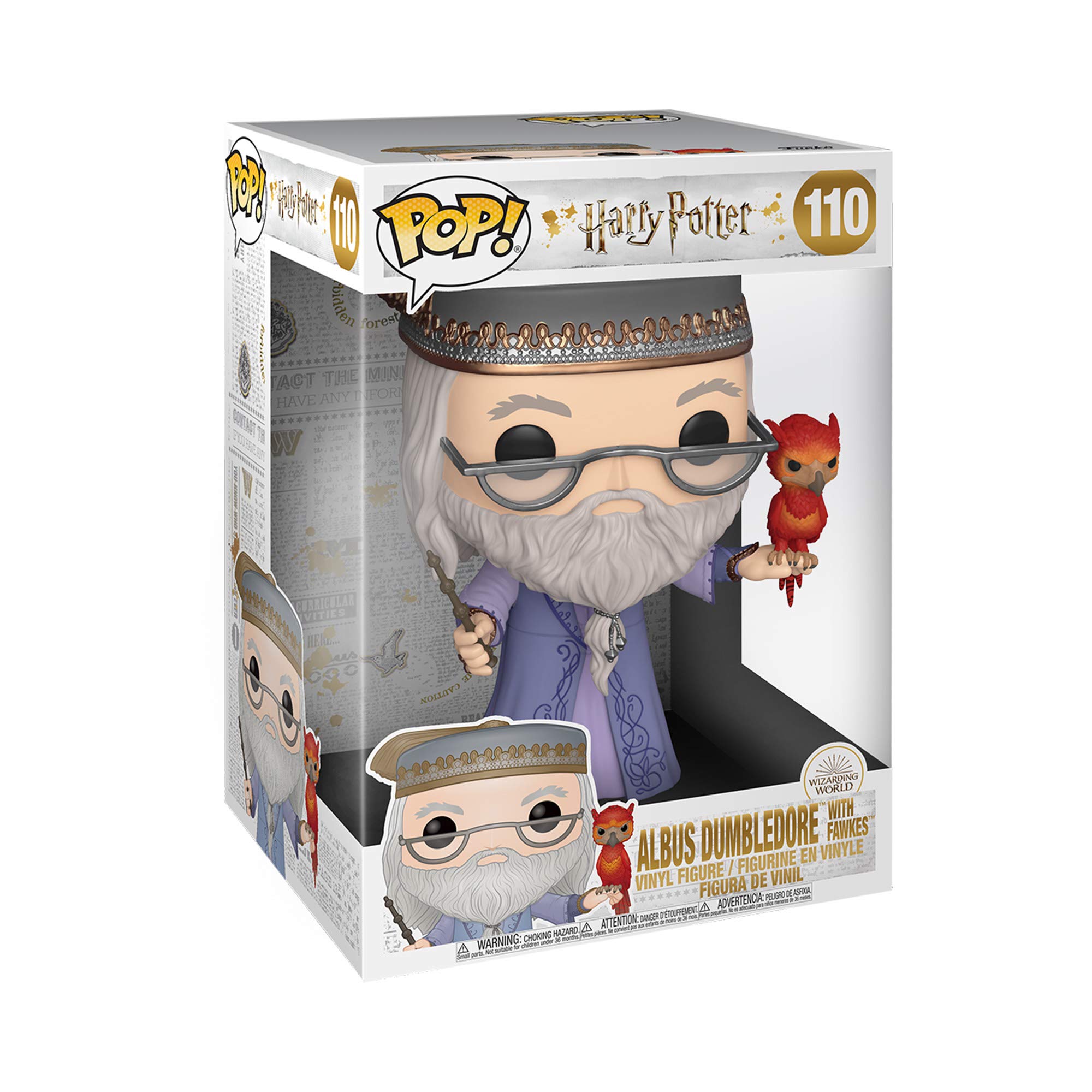 Funko POP! HP: Harry Potter - 10" Albus Dumbledore With Fawkes - Collectable Vinyl Figure - Gift Idea - Official Merchandise - Toys for Kids & Adults - Movies Fans - Model Figure for Collectors