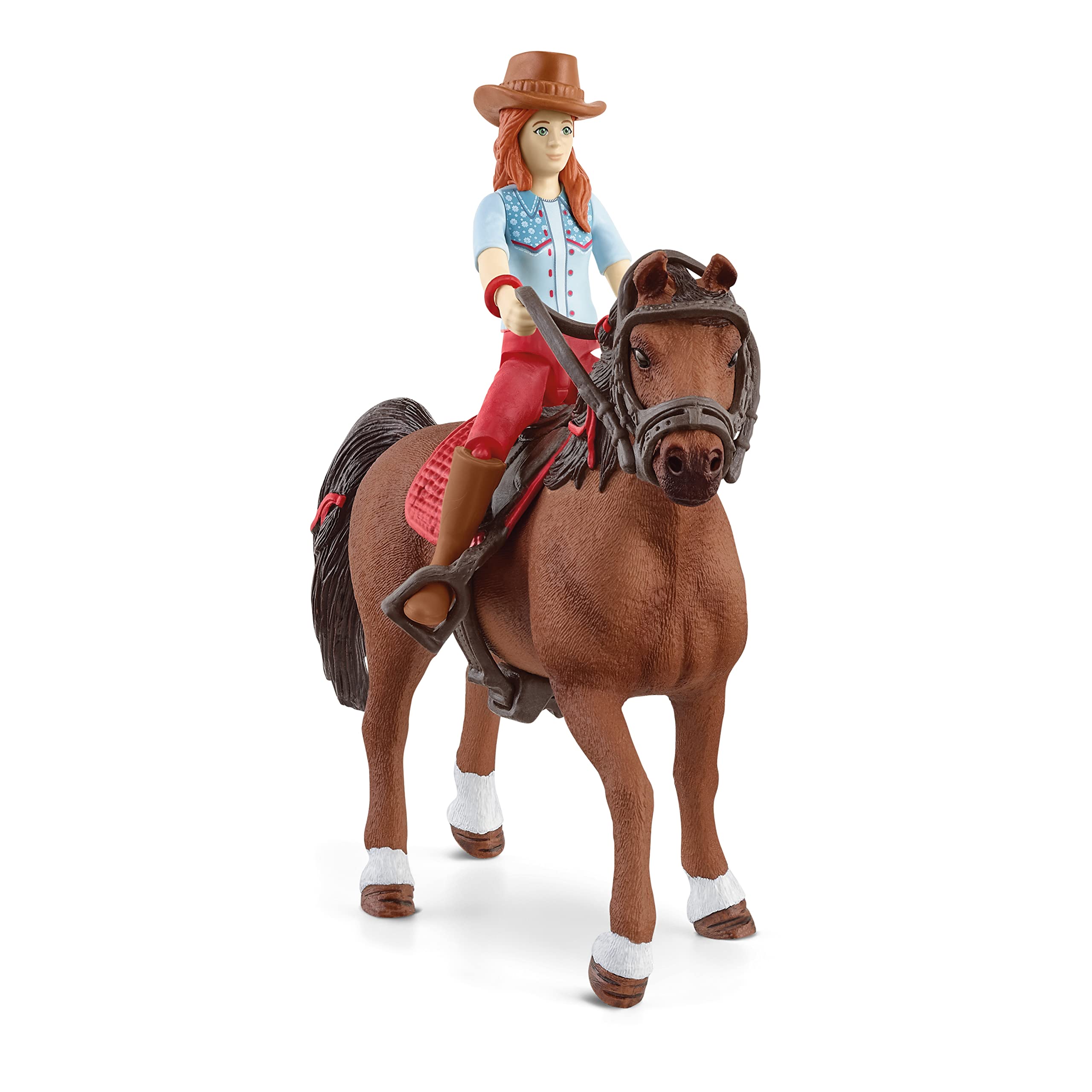 SCHLEICH 42539 Horse Club Hannah & Cayenne, from 5 years, HORSE CLUB - Playset, 6 pieces