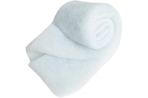 FoamFit Dacron Upholstery Quilt Batting - High Loft 1.25 Ounces per Square Foot - 2 Yards 36 Inch Wide - Wadding Bonded Polyester Fiber for Quilting - Cushions Wrap, Padding, Filling, Stuffing - Craft