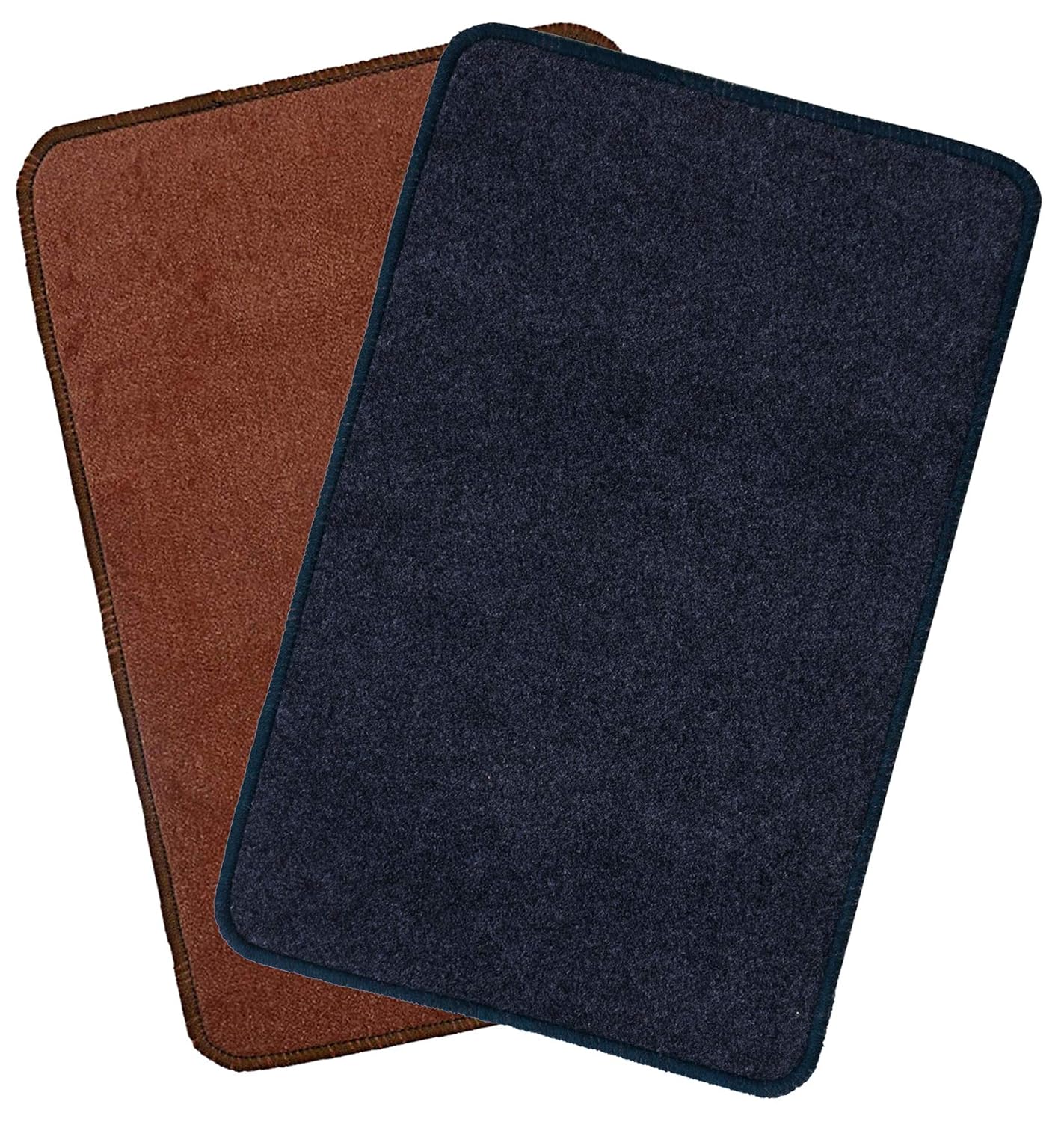 Fun Homes Modern Door Mat (Brown & Grey, Microfibre, Standard) Amazon.in