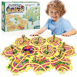 10Pcs Puzzle Track Car Play Set for