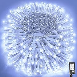 99ft 300 LED String Lights Indoor - White Christmas