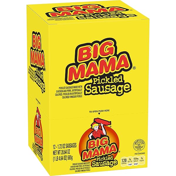 PENROSE BIG MAMA PICKLED SAUSAGES, 2.4 OUNCE, 12...