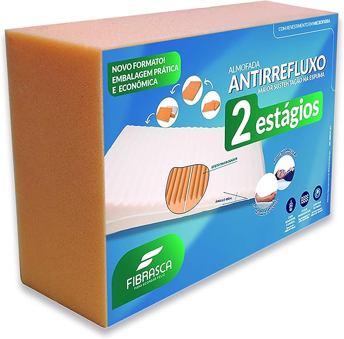 Travesseiro Antirrefluxo 2 estágios Fibrasca