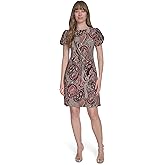 Tommy Hilfiger Womens Printed Sheath Dress