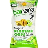 Barnana Organic Plantain Chips, Acapulco Lime, 5 Ounce Bag - Paleo, Vegan, Grain Free Chips