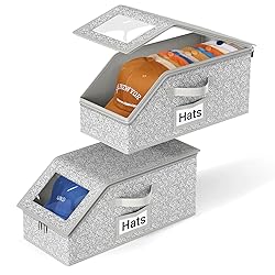 AOODA 2 PCS Stackable Hat Storage for Baseball