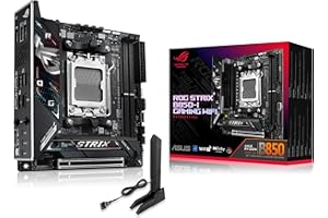 ASUS ROG Strix B850-I Gaming WiFi AMD AM5 B850 Mini-ITX mITX Motherboard 10+2+1 Stages, DDR5, 2.5G LAN, WiFi 7, 2X M.2, PCIe 