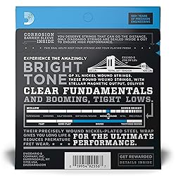 D'Addario Bass Guitar Strings - XL Nickel Bass