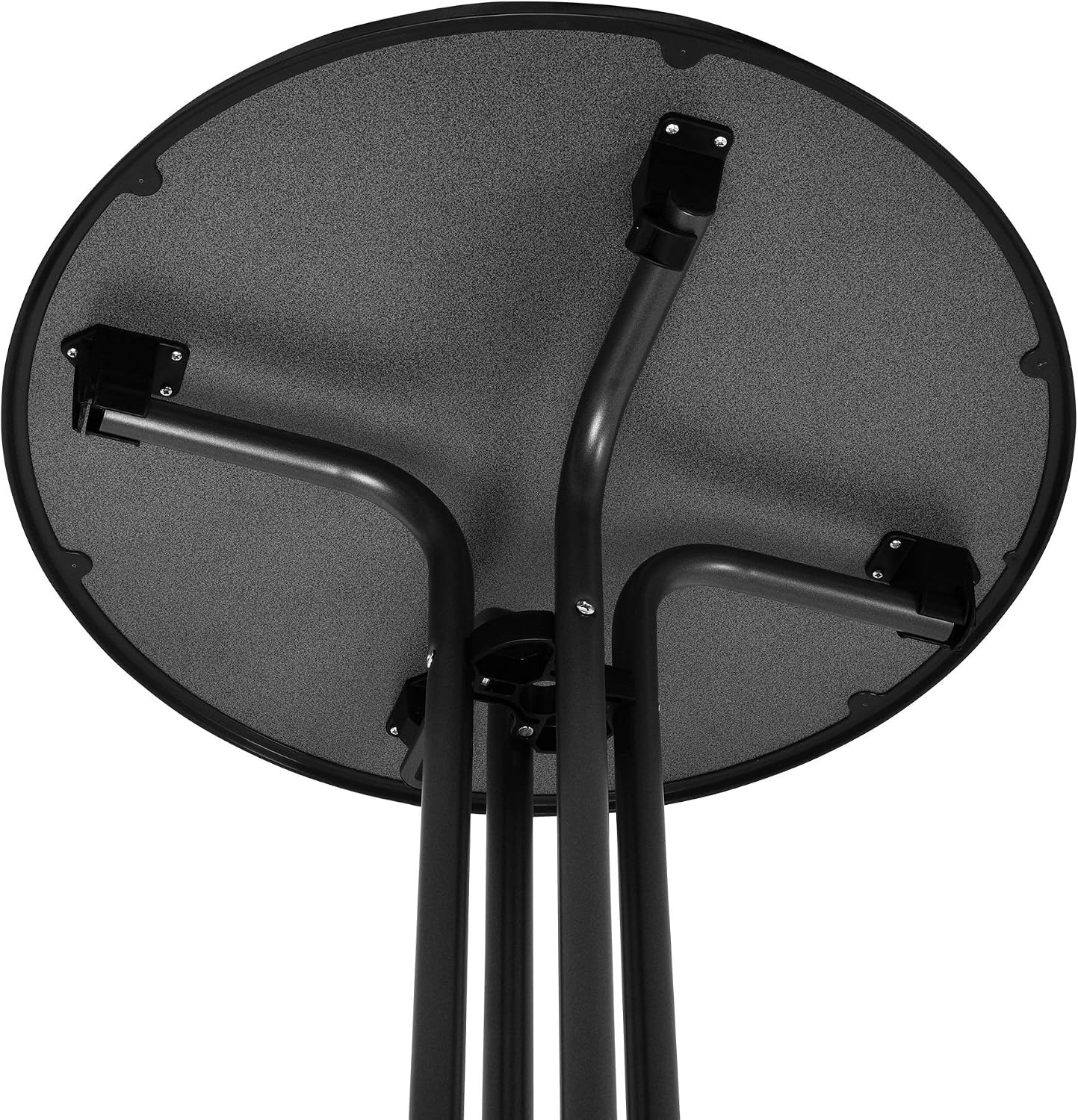 Beautissu Outdoor Bistro Table diameter 70 Bellini Stable Folding Garden Table - Image 5