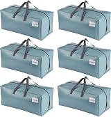 VENO 6 Pack Heavy-Duty Extra Large Moving Bags with Backpack Straps