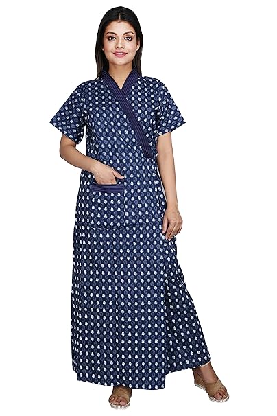 Pure Cotton Robe, Housecoat, Nighty 