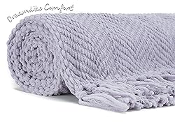 Chanasya Premium Textured Knit Throw Blanket with