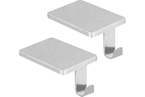 AMAZING TIME 4 Pcs Silver Christmas Metal Stocking Holders, Non-Slip Heavy Duty Mantle Hangers Weighted Iron Hooks for Fireplace Tabletop Shelf Xmas Holiday Decoration