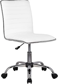 Amazon Com Porthos Home Adjustable Lindsey Office Chair White